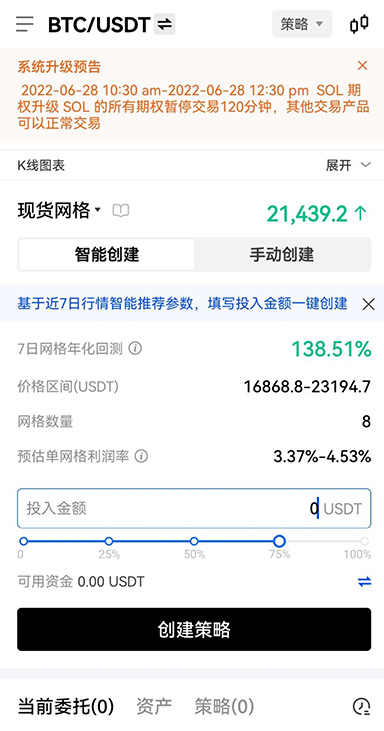 行情数据界面